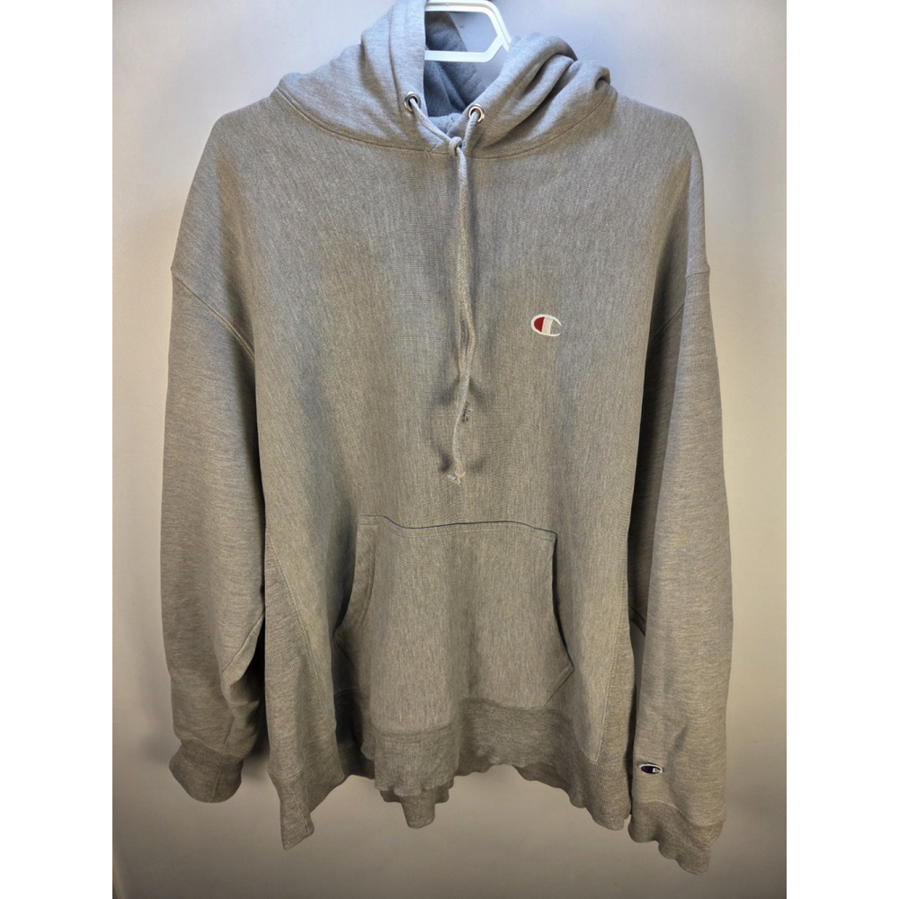 Champion Men's Hoodies Gray Size XL Long Sleeves Pre-Owned